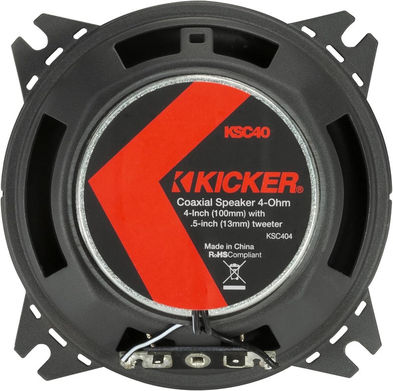 Kicker 51KSC404 KS-Series 4" Coaxial Speakers with .5" tweeters, 4-Ohm, Pair - Image 5